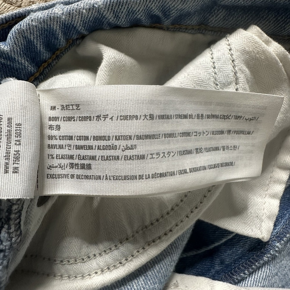 Abercrombie & Fitch Womens Denim Ultra High Rise Vintage Flare Jeans Size 26/2R - Picture 8 of 10